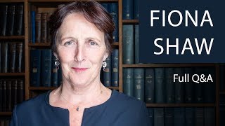 Fiona Shaw CBE | Full Q&A at The Oxford Union