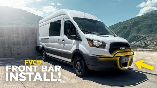 Front Bumper Bar Install! - Flatline Van Co. - Cargo Van Expediting