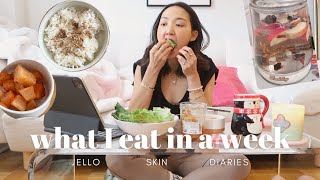 What I Eat In A Week for JELLOSKIN (healthy & balanced meals)