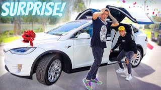 SURPRISING Little Brother WITH HIS DREAM CAR! **Emotional**