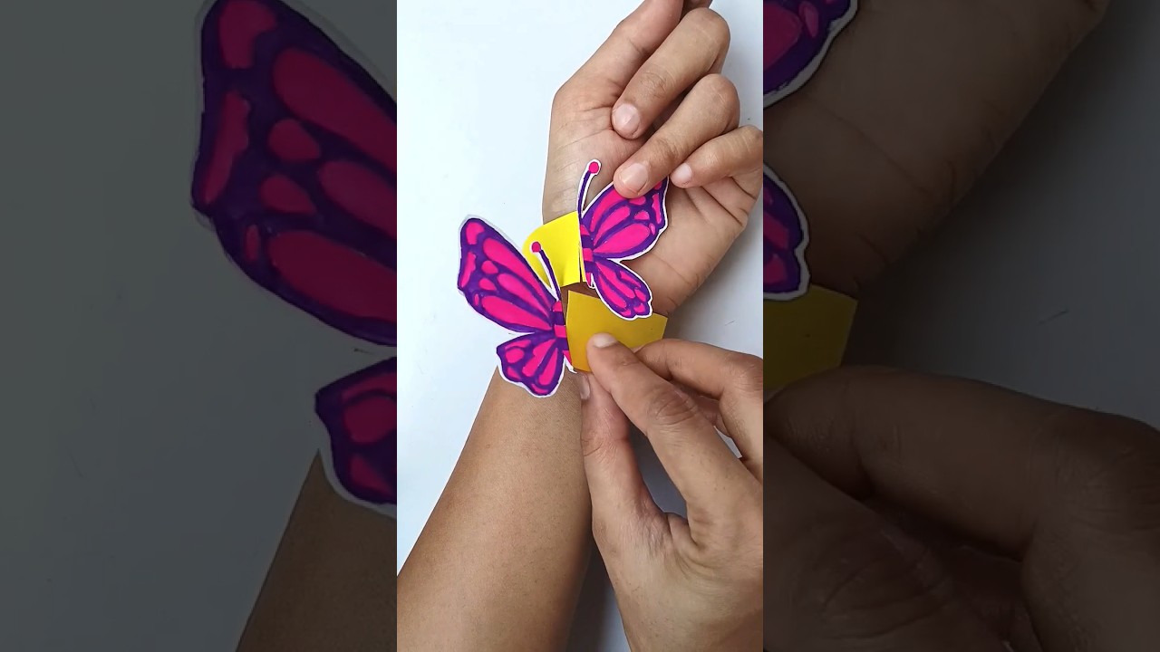 butterfly bracelet craft 
