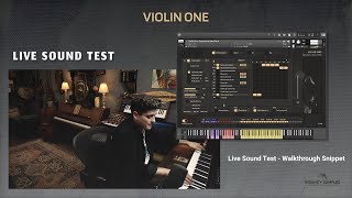 Violin One - Live Sound Test - Expressive Solo Violin for Kontakt