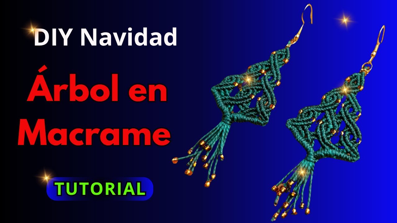 CÓMO HACER UN ARBOL DE NAVIDAD EN MACRAME🎄