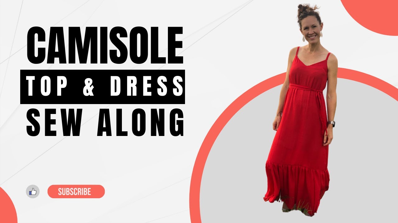 How To Sew a Camisole Top | Ellie and Mac Easy Sewing Tutorial ❤️‍🔥❤️‍🔥