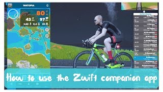 Zwift for beginners | How to use the Zwift Companion APP | the ZWIFT ZONE tutorial screenshot 5