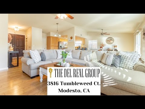 3816 Tumbleweed Ct., Modesto, CA home video tour