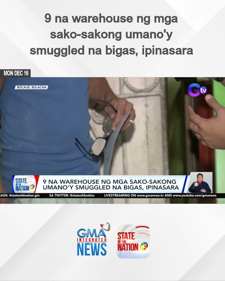 9 na warehouse ng mga sako-sakong umano'y smuggled na bigas, ipinasara | SONA