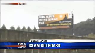 Find Jesus in the Quran - Billboard Draws Attention
