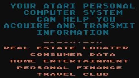 Atari XL/XE - Atari Dealer Demo 1980