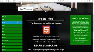 How to create an E-Learning Website part 1