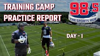 Christian Gonzalez  RETURNS -Patriots Training Camp Recap - Day 1