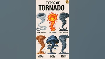 🌎 Discover types of tornado #short #tornado