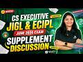 JIGL &amp; ECIPL Supplement Discussion for CS Executive June 2026 | ArivuPro