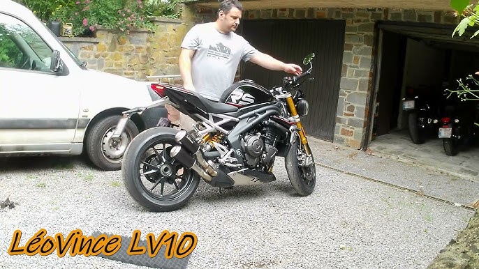 LeoVince LV-10 Slip-On Exhaust Triumph Speed Triple 1200 RR / RS 2021-2023