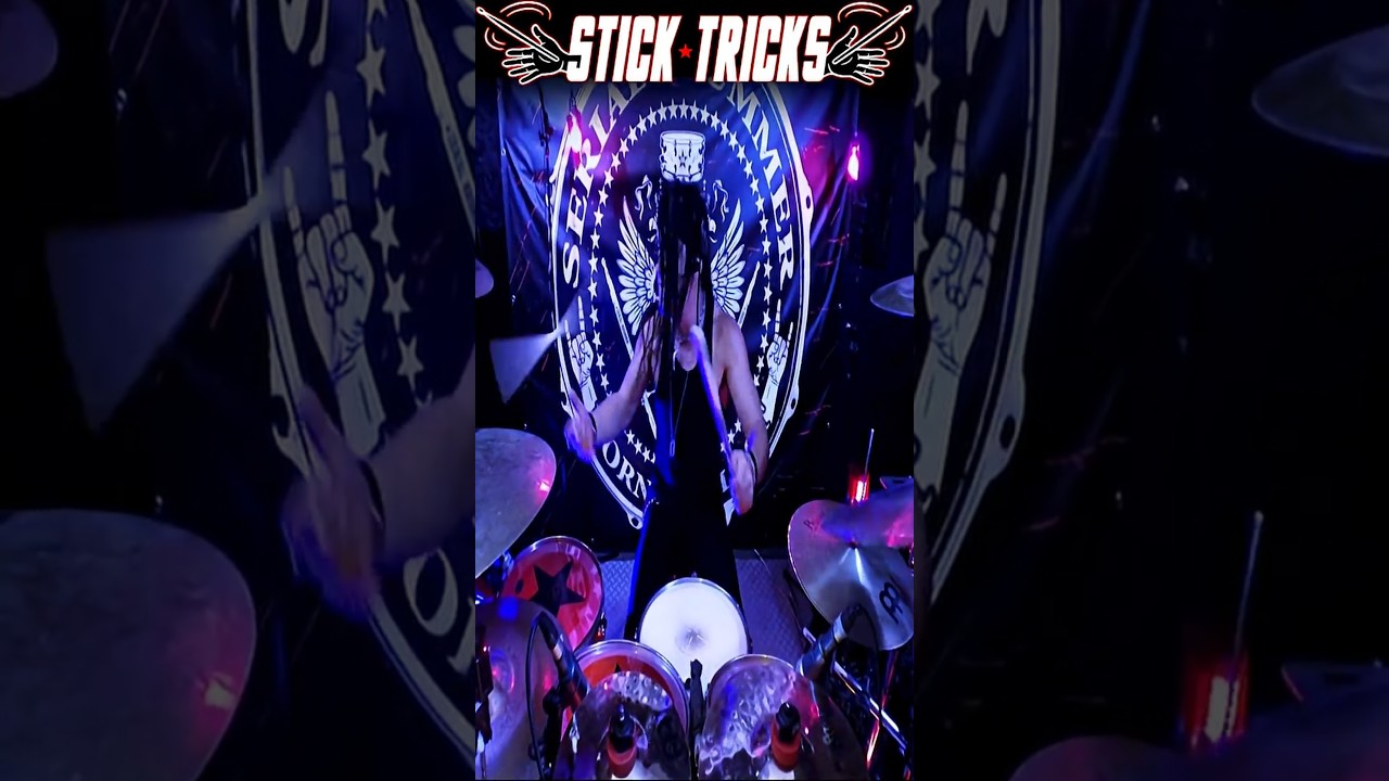STICK TRICKS 01#sticktricks #drum #drums #drummer #drumming #drummers #hard #rock #metal #shorts
