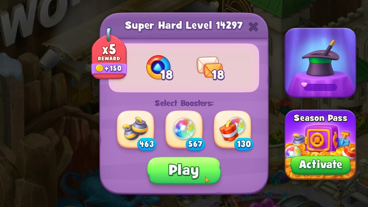 Gardenscapes Level 14297 No Boosters HD - YouTube