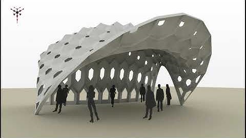Hex pavilion - a free sun responsive parametric definition (performance-based design)