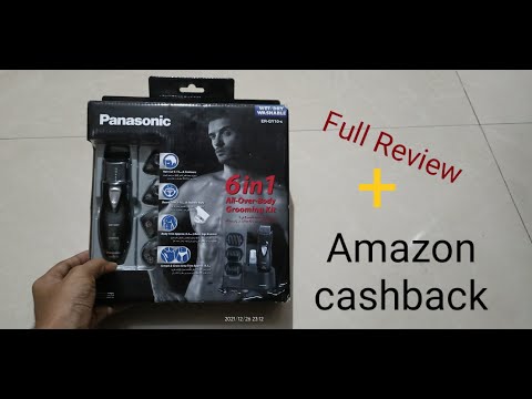 Panasonic ER-GY10 - All-Over-Body Grooming Kit / Tips for amazon Cashback and how to use it.