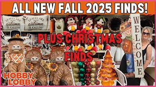 HOBBY LOBBY NEW FALL DECOR IN STORES NOW | PLUS CHRISTMAS 2025 SPOTTED #hobbylobby