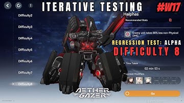 [Aether Gazer] Iterative Testing: Regression Test Alpha - Halphas (Difficulty 8) #Week17