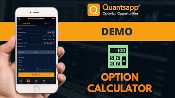 Quantsapp : #Options Calculator