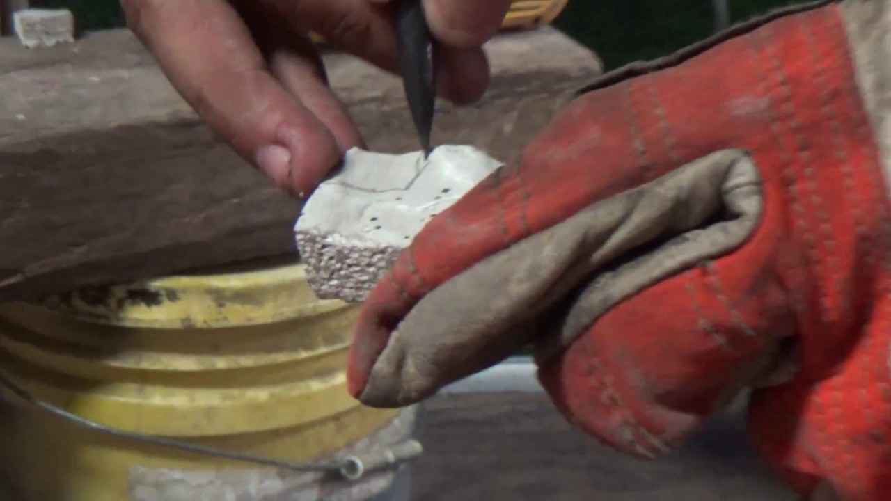 Cutting Airstone - YouTube