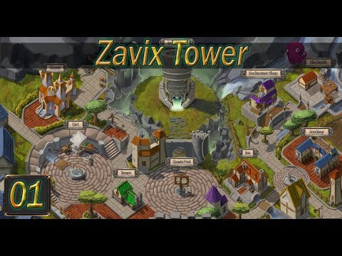 Zavix Tower Gameplay - Exploring a Tower and Killing Demons - Part 1