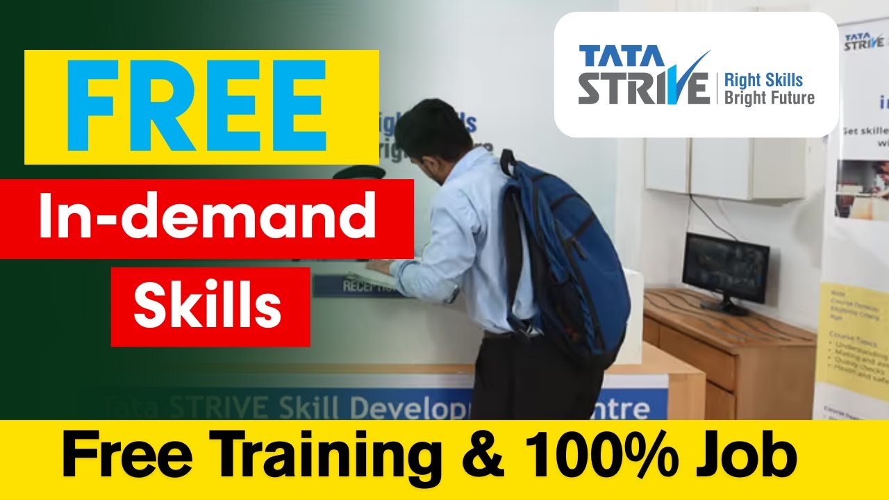 100% Job के साथ Free Training | TATA Strive | सीखे Skills, पाएं Career!
