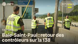 Les Contrôleurs Routiers De Retour À Baie - Saint - Paul Un An Après Un Accident Mortel