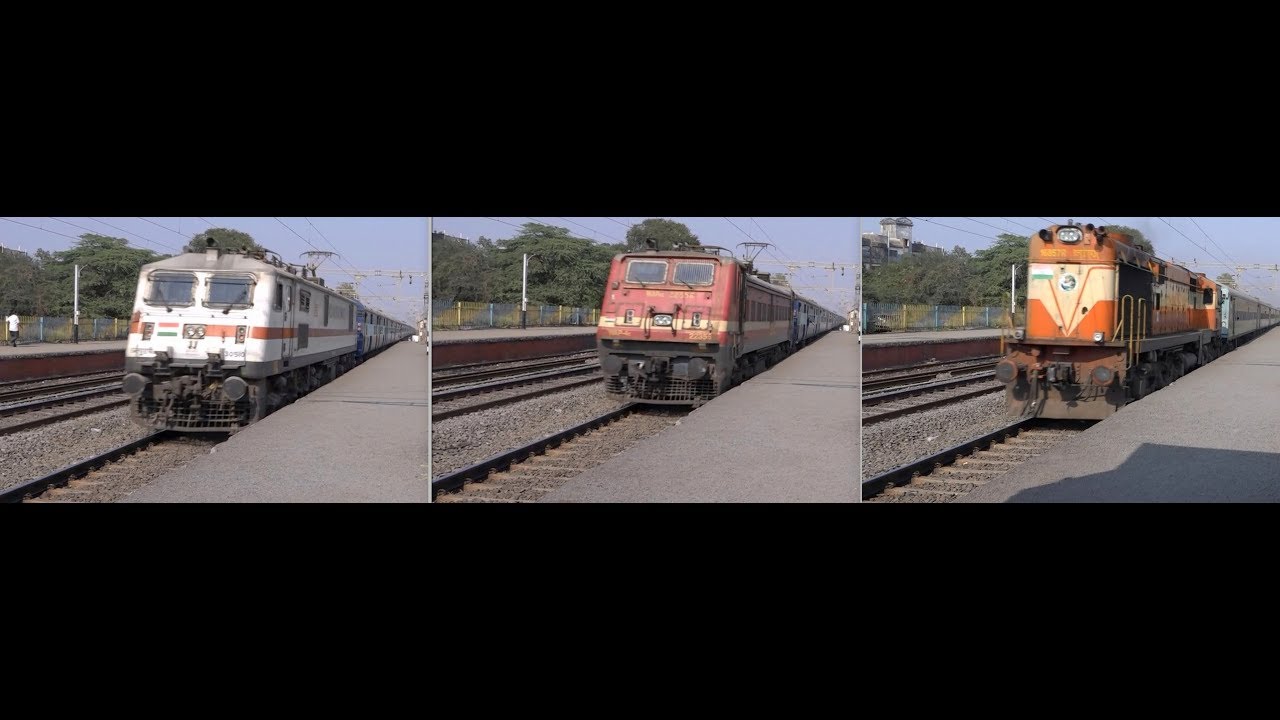 Superfast Gujarat, Paschim & Duronto Express - 3 Super Back To Back Overtakes In 10Mins !!! - YouTube arzan1980