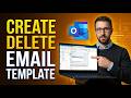 How To Create And Delete Email Template In Microsoft Outlook [2026 Guide]