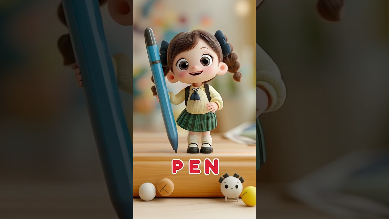 PEN 🖊️ | School Supplies Song | School Song | Kids Songs & Nursery Rhymes 