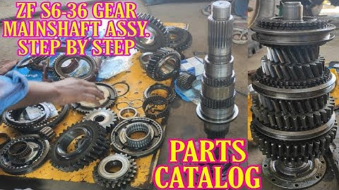 ZF S6-36 Gear Mainshaft Assy. ii मेनसॉफ्ट कैसे फिटिंग करें स्टेप बाय ii🔥Mechanic Gyaan🔥