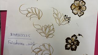 Bold leaves ka patch kaise banaye | online classes