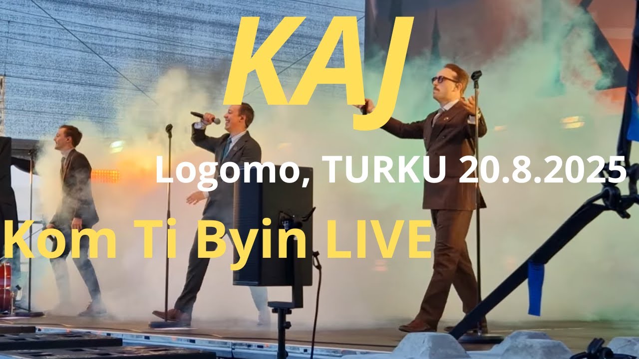 KAJ - Kom Ti Byin (Live in Turku, Finland @Logomon Terassikesä, 20.8.2025)