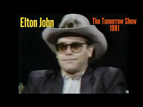 Elton John - Tom Snyder Show Interview 1981
