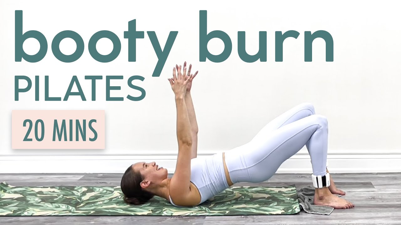 20 min BOOTY BURN PILATES Sliders/Gliders Follow Along Workout