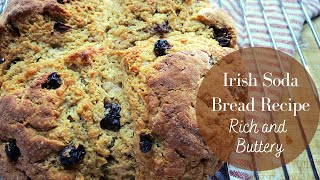 Irish Soda Bread you love to eat | Rich and Buttery | with Raisins and Buttermilk