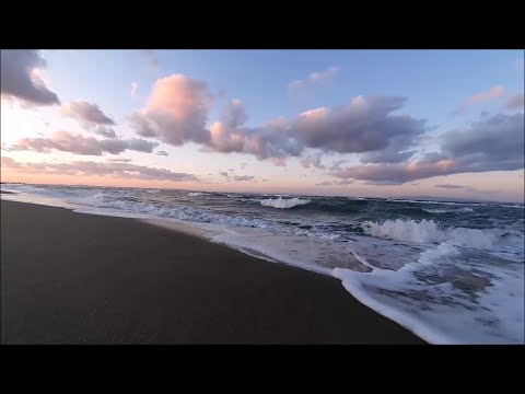 DİNLENDİRİCİ DENİZ SESİ, SU ve DALGA SESİ.  Sakinleştirici Deniz Manzarası, Rahatlatıcı Video.