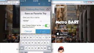 Metro BART iOS screenshot 5