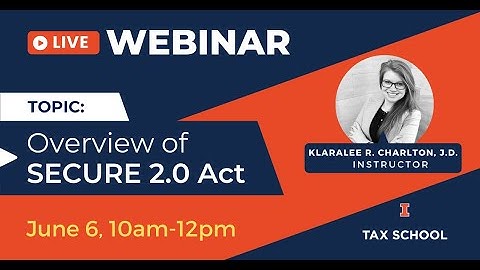 Overview of Secure 2.0 Act