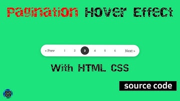 UI Pagination Design With HTML, CSS & JS | Online Codes