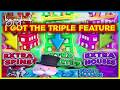 TRIPLE MEGA FEATURE on Monopoly Big Board Bucks Slots!