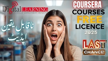 Coursera Pakistan Free Courses 2025 | HEC DLSEI Licence Extension | Free Certifications Update