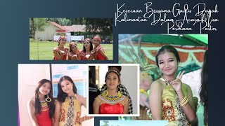Keseruan Bersama Gadis Dayak Kalimantan Dalam Acara Misa Perdana Pastor