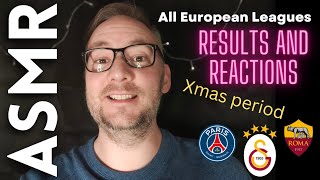 All Premier League  & European Results & Reactions Dec/Early Jan [ASMR Football / ASMR Soccer] screenshot 5