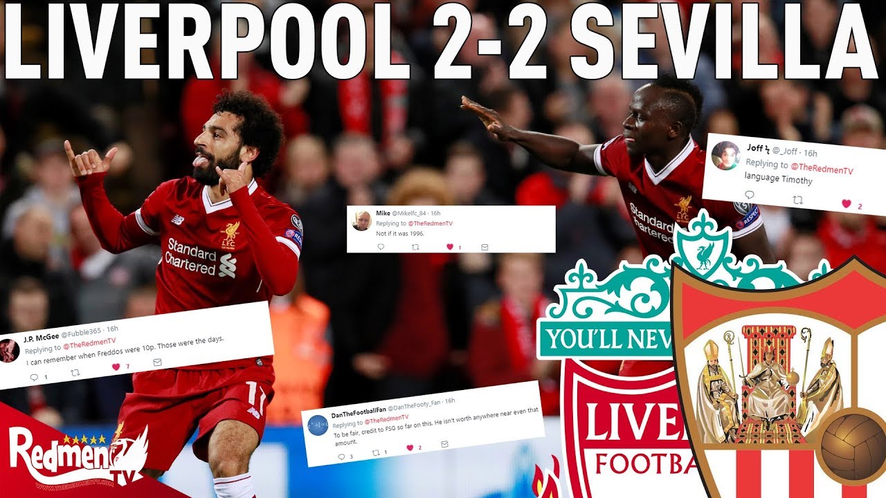 premier bank near me Liverpool 2-2 Sevilla | Twitter Reactions