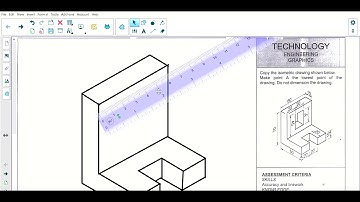 Isometric drawing - no grid using SMART Notebook (no audio)