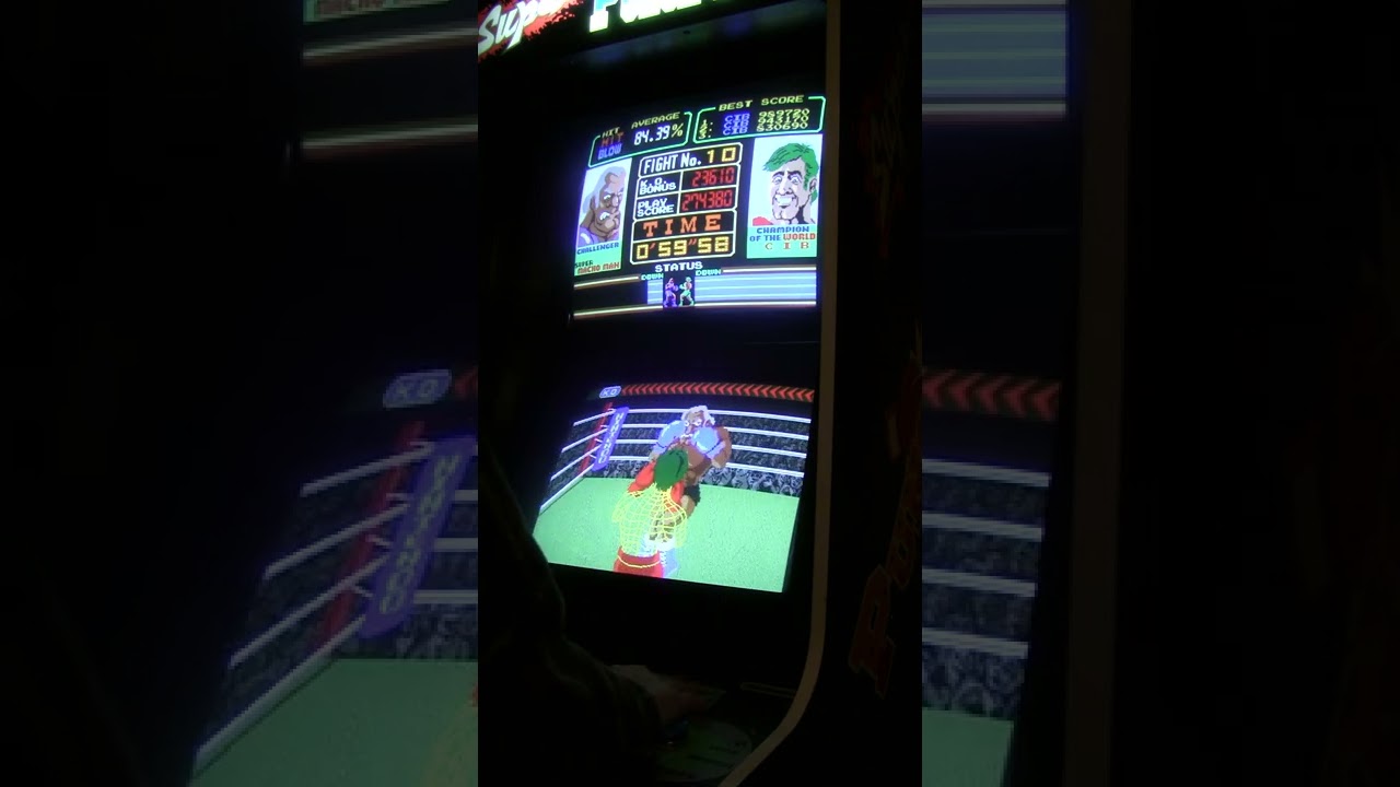 Super Punch-Out!! (Arcade) | World Record High Score | 3,326,430 points
