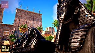 Walking in the Ancient Egypt - Temple of Ptah in Memphis [ Assassin's Creed: Origins - 4K Ultra ]